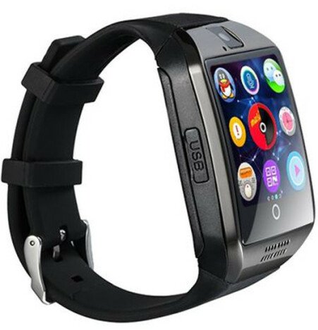 Smartwatch cu telefon iUni Apro U16, 1.5 inch, Camera, BT, Negru